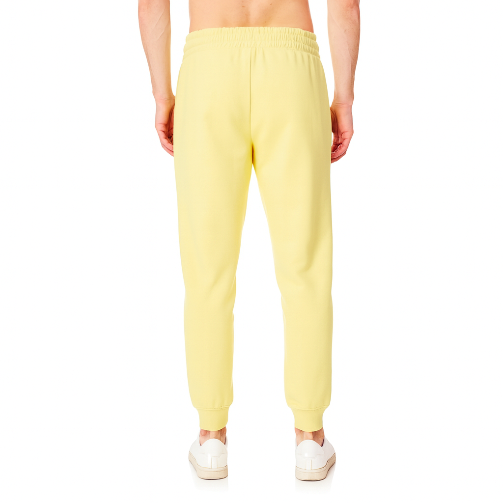 RIPT Essentials Men's Yellow Jog Pants – Soft Brushed Fleece