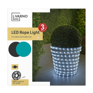 LIVARNO Home 11.5 M Warm White LED Rope Light, 8 Modes, Timer, Outdoor/Indoor - Gomix Brands Outlet