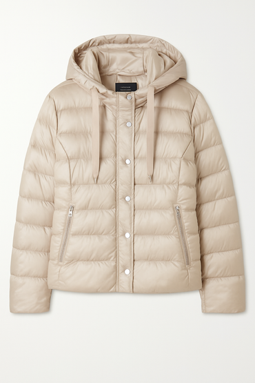 Comma beige puffer jacket