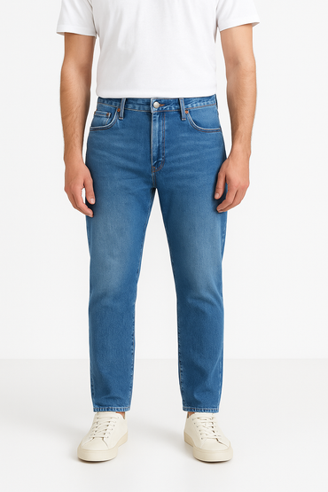 PEPE JEANS Regular Tapered Blue Jeans for Men Size