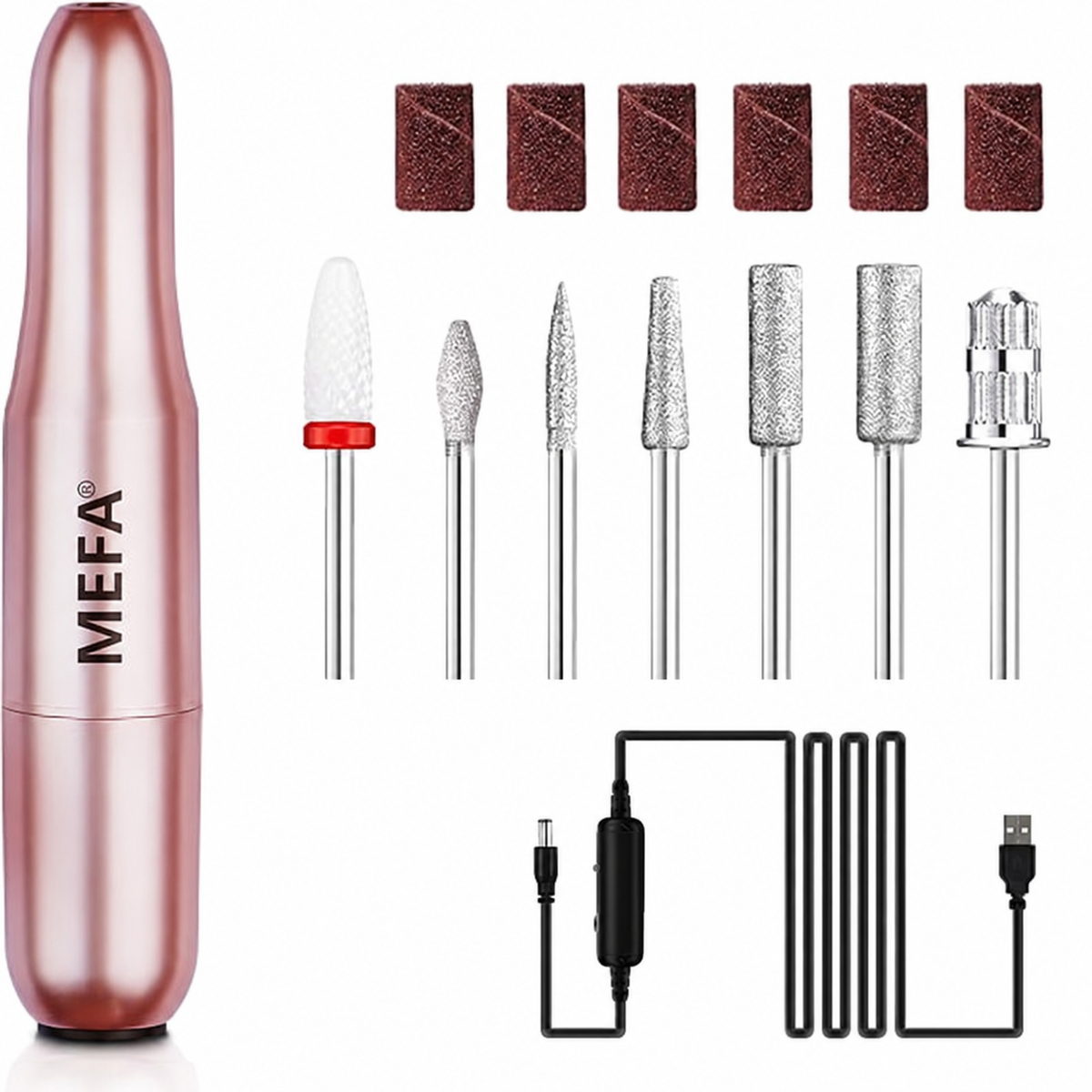 MEFA Electric Nail Drill Kit 20000RPM