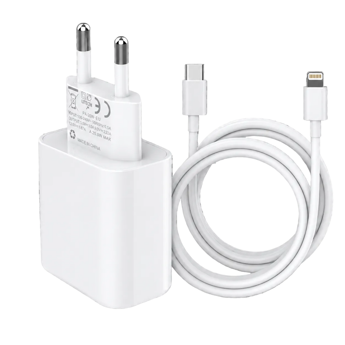 Apple 20W USB-C Fast Charger with Cable Pack of 3