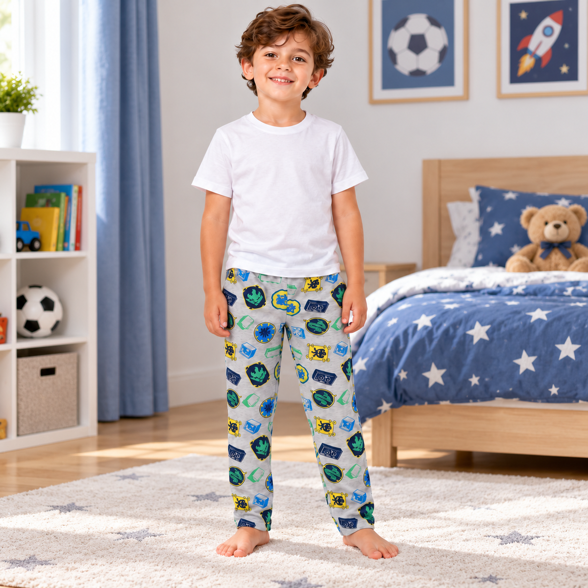 Lego Boys' Graphic Printed Sleepwear Pant