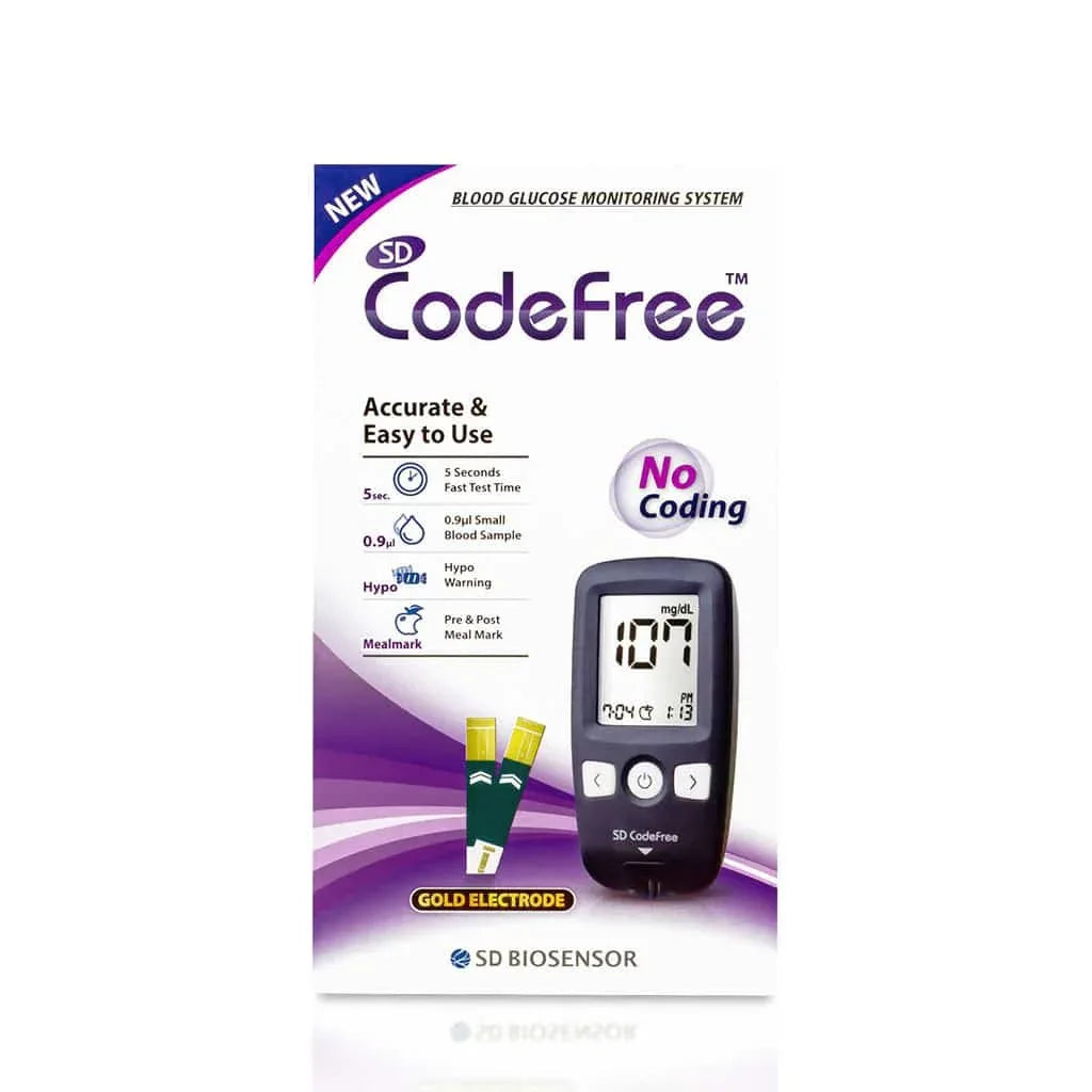 SD Codefree Blood Glucose Monitor with Carrying Case - Gomix Brands Outlet