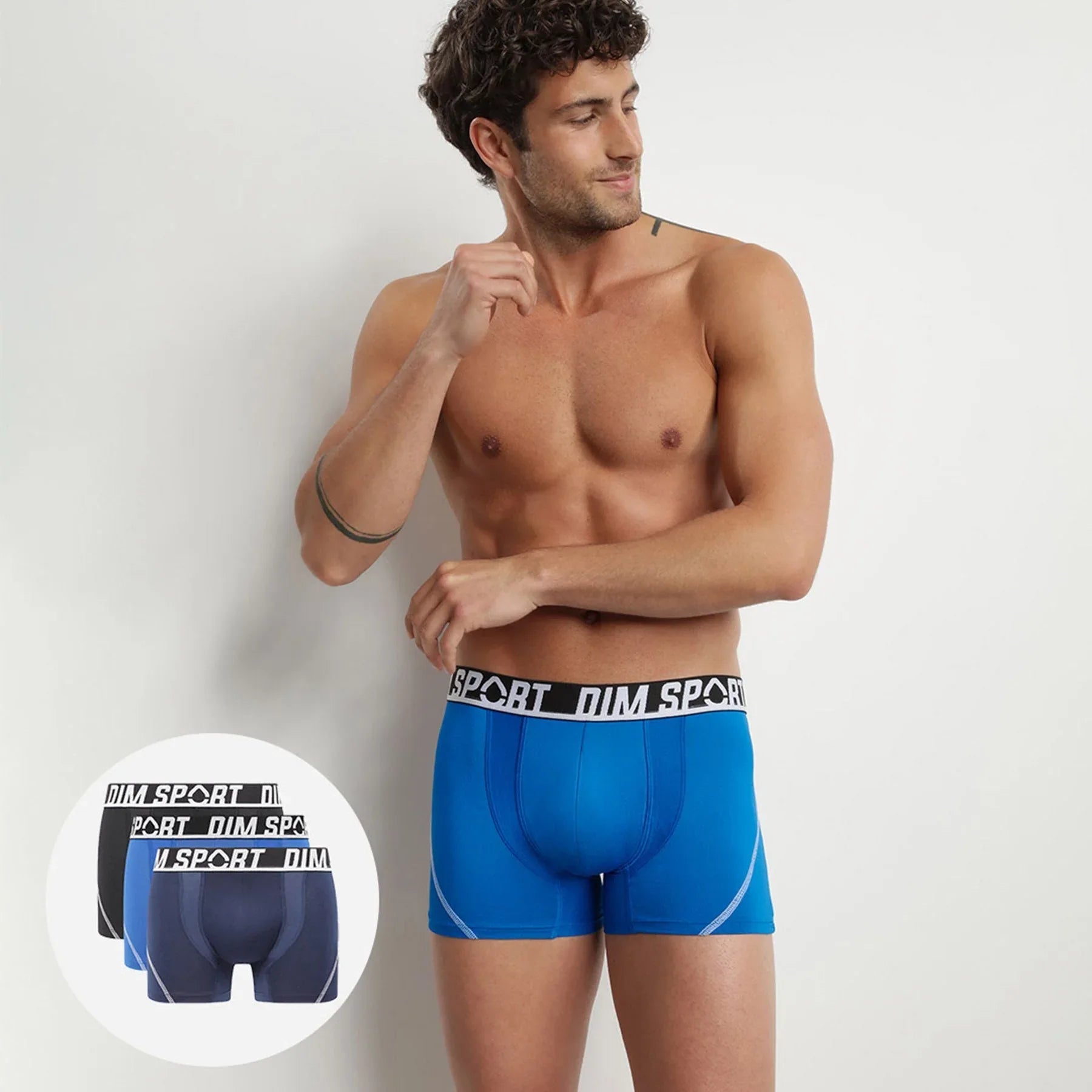Men's DIM Sport Thermal Microfiber Boxer Briefs 3boxers per pack for Active Performance - Gomix Brands Outlet