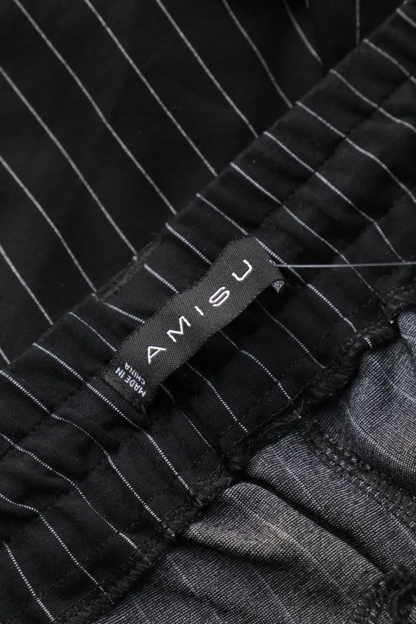 AMISU Women's Comfortable Black Jogger Pants with Drawstring Waist - Gomix Brands Outlet