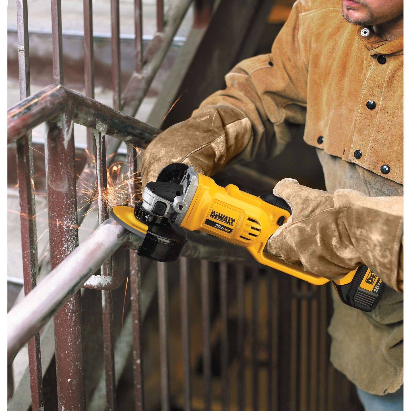 DEWALT 20V MAX 5-Inch Cordless Angle Grinder Tool with Trigger Switch