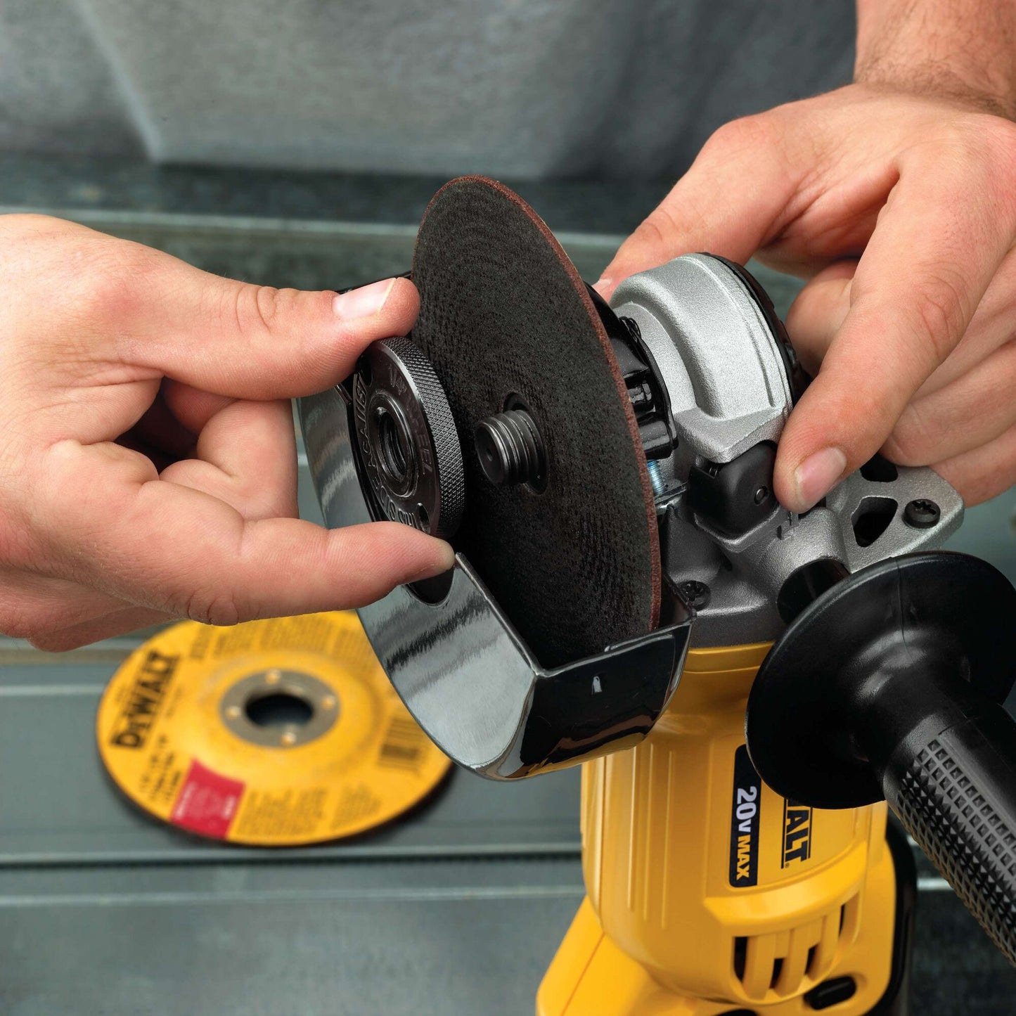 DEWALT 20V MAX 5-Inch Cordless Angle Grinder Tool with Trigger Switch