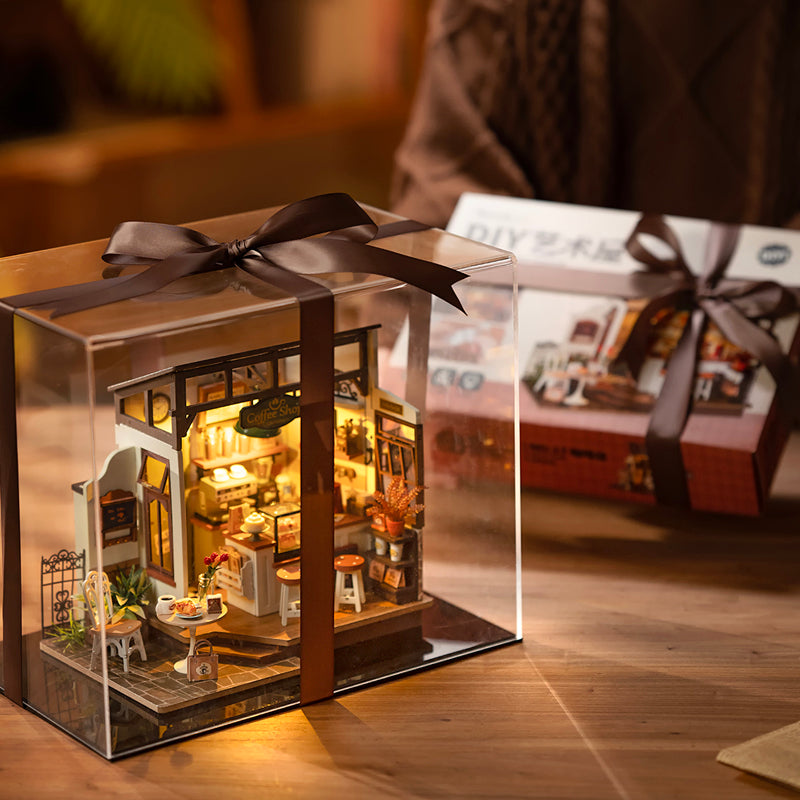 Robotime DIY Mini House No 17 Slow Life Café Miniature