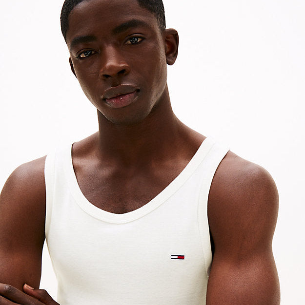 Tommy Jeans Men's 2-Pack Extra Slim Fit Pure Cotton Tank Tops