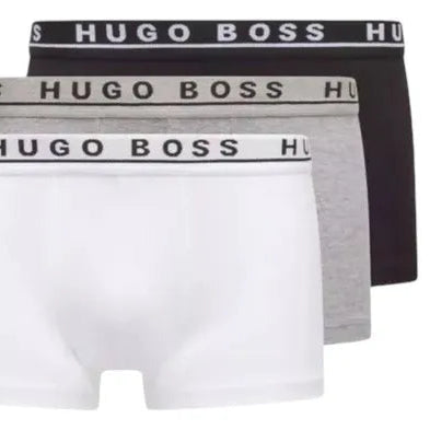 Hugo Boss Men's 3-Pack Cotton Stretch Boxer Trunks - Ultimate Comfort Style
