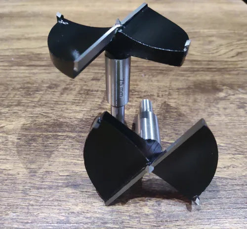 Precision Carbide Forstner Drill Bit Set: 3" & 3.3" for Woodworking MDF