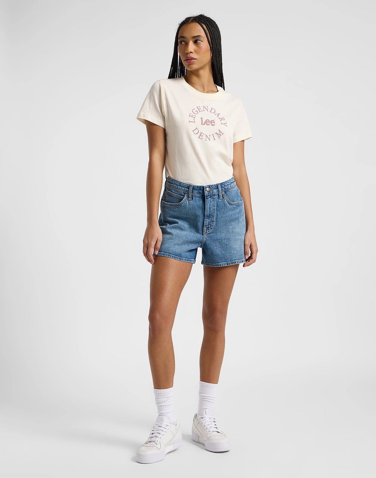 Lee Women's Small Legendary T-Shirt Ecru L