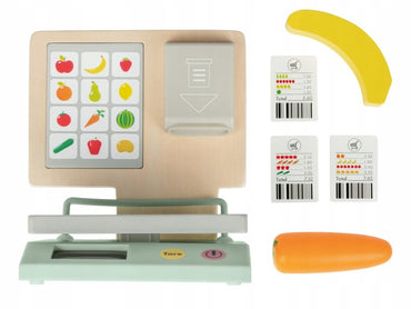 Playtive Premium Wooden Store Scale For Kids 3+ Educational Toy