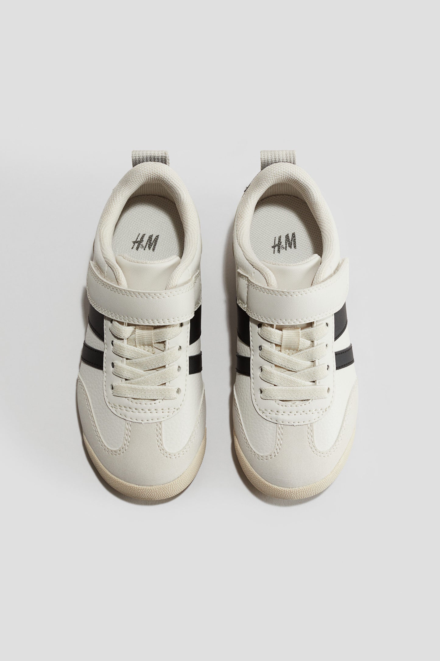 Light Beige H&M Trainers with Elastic Lacing and Cellfit Foam