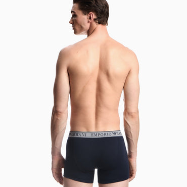 Emporio Armani Men's Two-Pack Endurance Logo Stretch Cotton Boxer Briefs