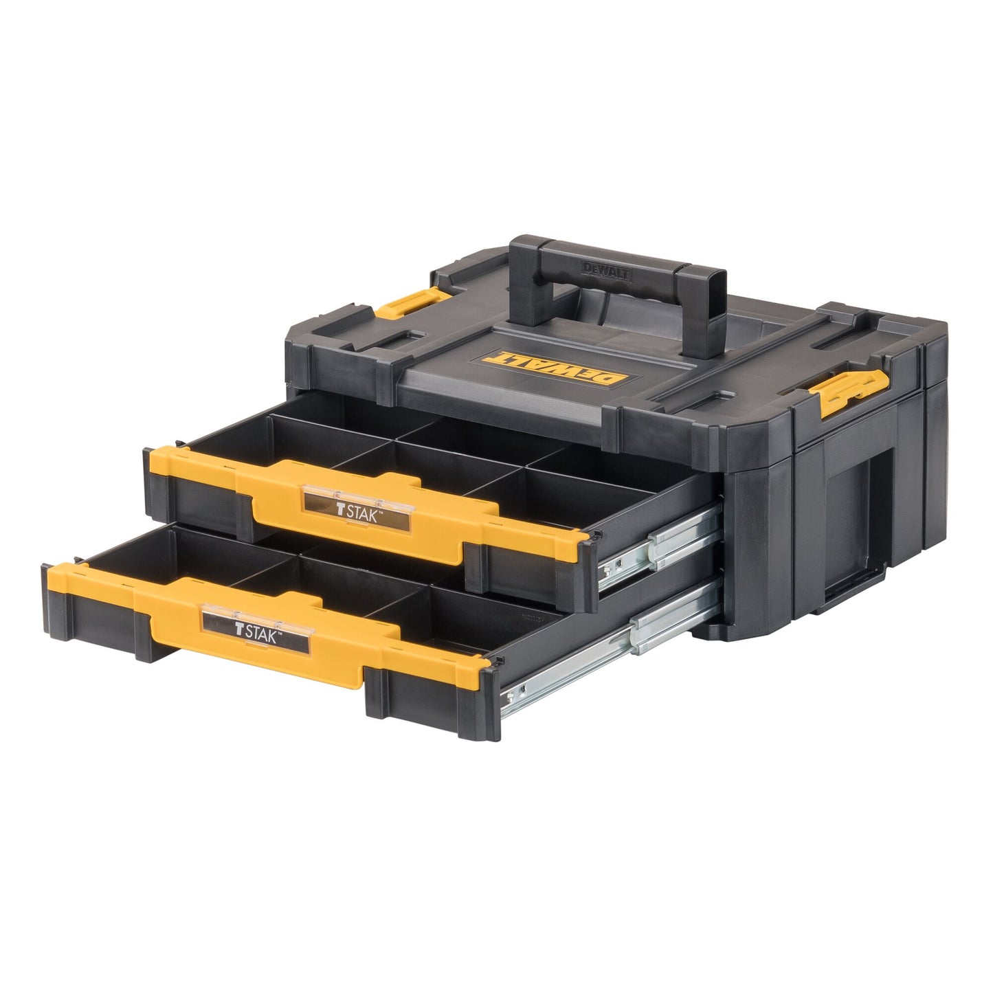DEWALT TSTAK IV Double Shallow Drawer Portable Tool Storage System with Dividers