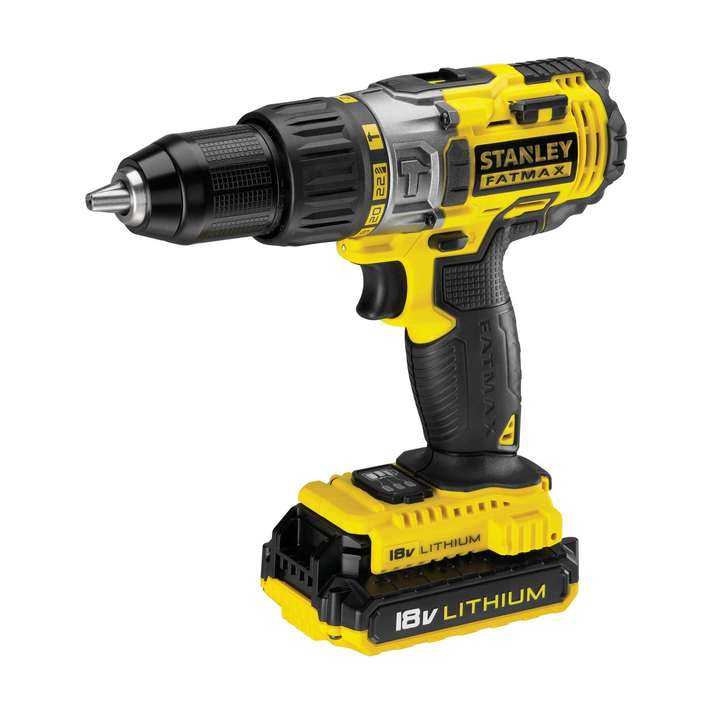 Stanley Fatmax V20 18V Cordless Hammer Drill Kit with Batteries