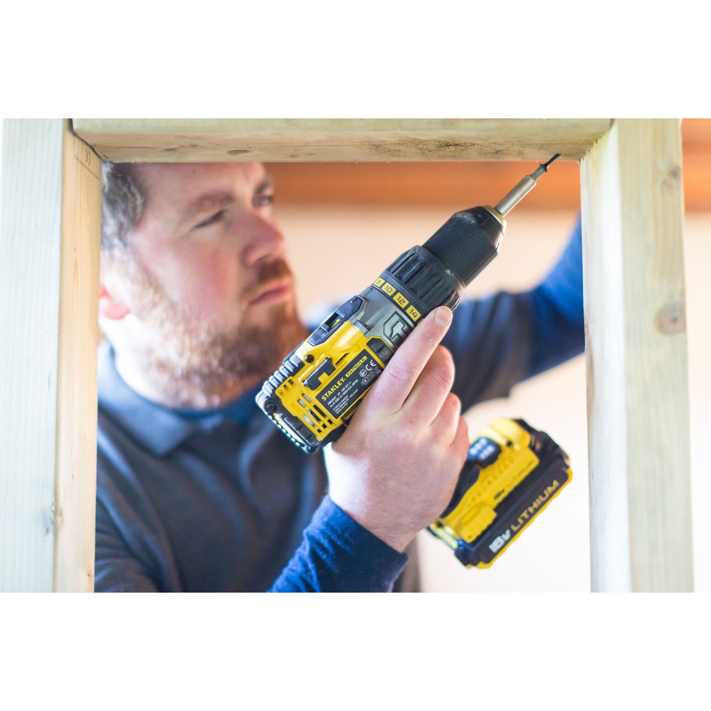 Stanley Fatmax V20 18V Cordless Hammer Drill Kit with Batteries