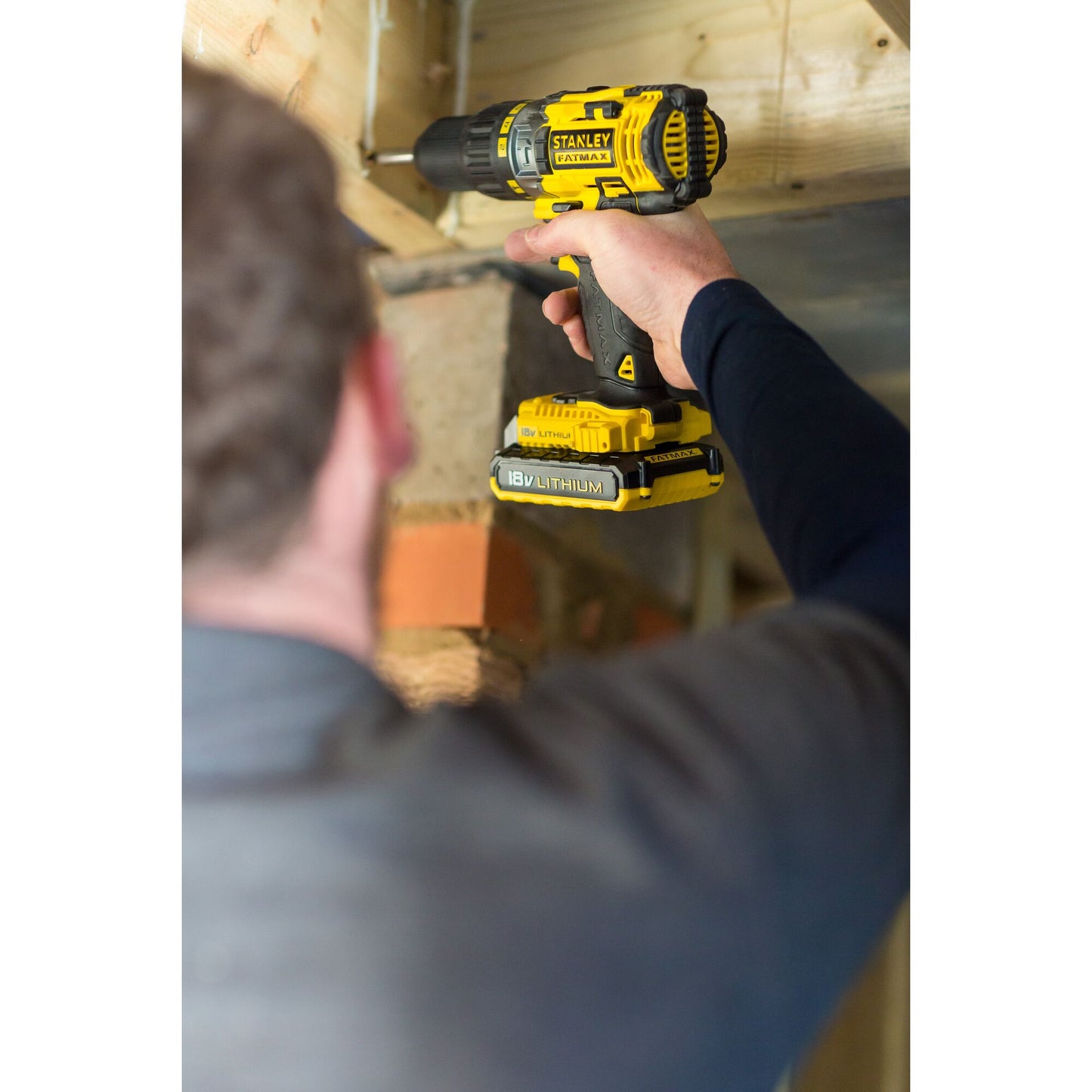 Stanley Fatmax V20 18V Cordless Hammer Drill Kit with Batteries