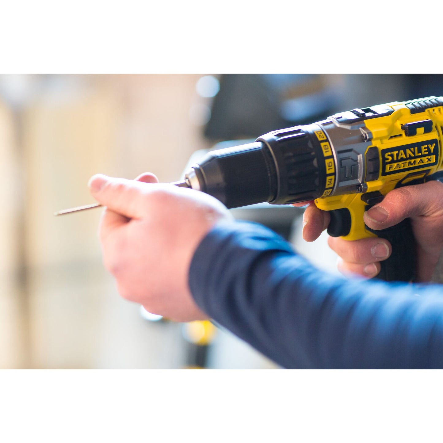 Stanley Fatmax V20 18V Cordless Hammer Drill Kit with Batteries