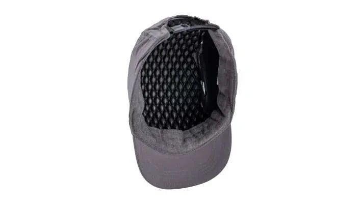 3M First Base Grey Short Peak ABS Protective Bump Cap for Head Safety - Gomix Brands Outlet