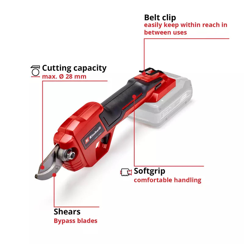 Einhell GE-LS 18 Li Cordless Pruning Shear: Power X-Change