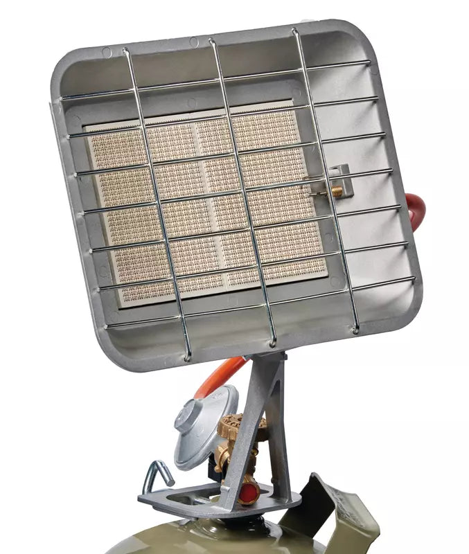 Einhell Portable Outdoor Gas Radiant Heater: Adjustable Heat, Piezo Ignition, Safe