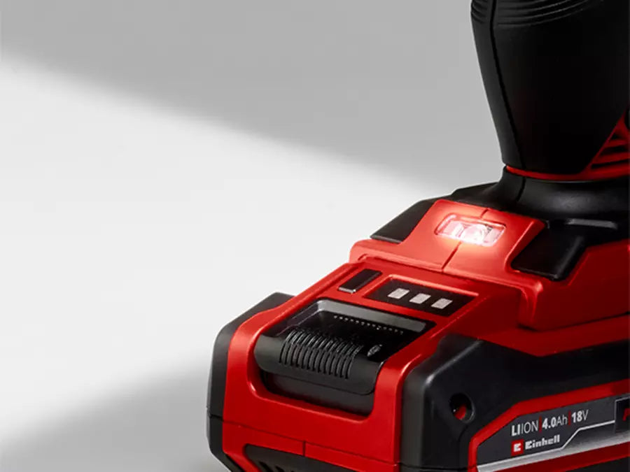 Powerful Einhell 18V Brushless Cordless Impact Drill with 1/2-inch Metal Chuck