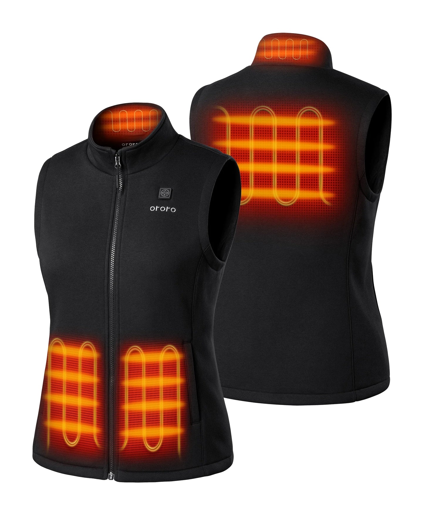 Women's Ultra‑Warm Heated Fleece Vest with 3‑4 Heating Zones