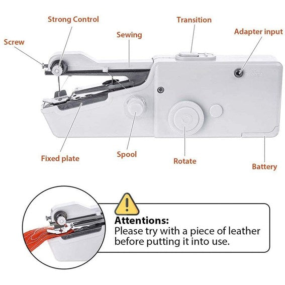 Handy Stitch Mini Handheld Sewing Machine Portable Lightweight