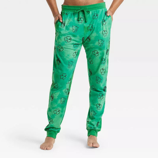 Marvel Men's Tie-Dye Pajama Pants - Green