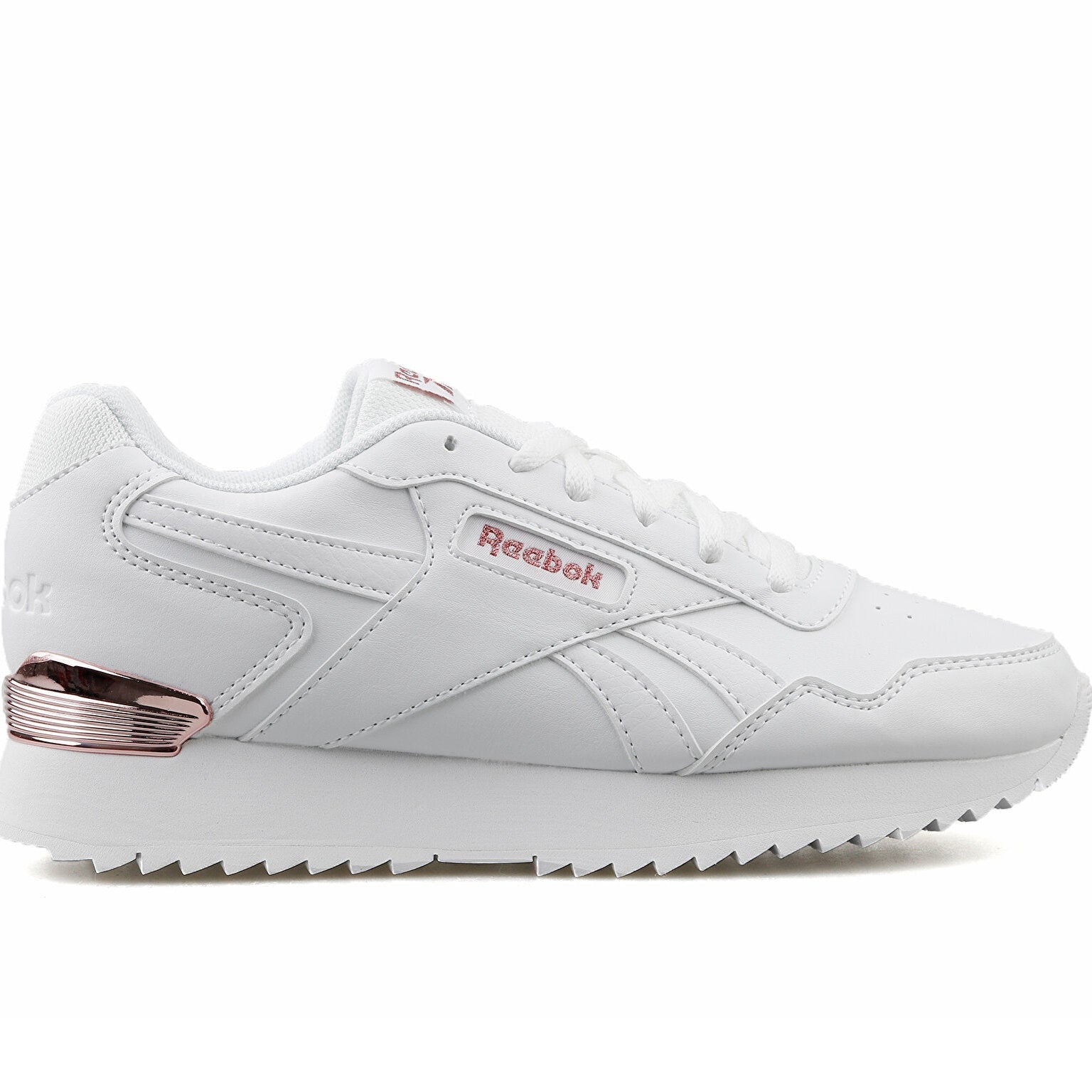 Reebok Women's Glide Ripple Casual Sportswear Shoe - White GV7049