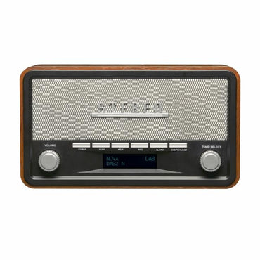 Denver DAB-18 Retro Portable Digital DAB+/FM Radio with Bluetooth & Alarm Clock