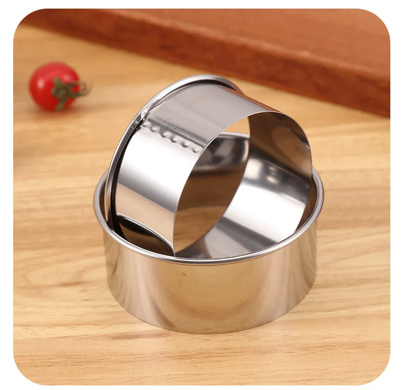 Stainless Steel Dumpling Maker Set Three-Size Manual Press
