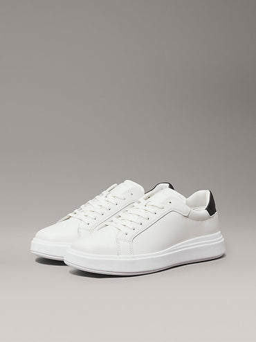 Men's Premium Leather Trainers: Ultimate Comfort, Stylish Design, Durable Rubber Sole