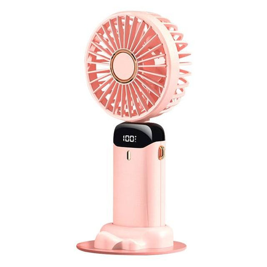 QeeFop Portable USB Mini Fan Adjustable LED Display N15