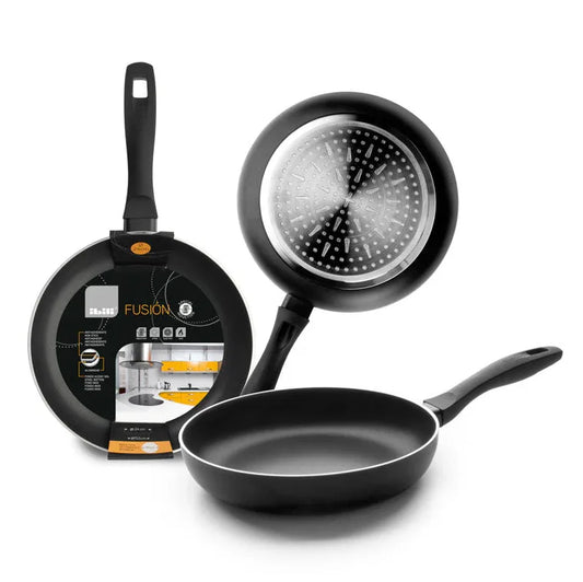 Ibili Fusion Induction Ready Aluminium Non-Stick Frying Pan with Soft Touch Handle - Gomix Brands Outlet