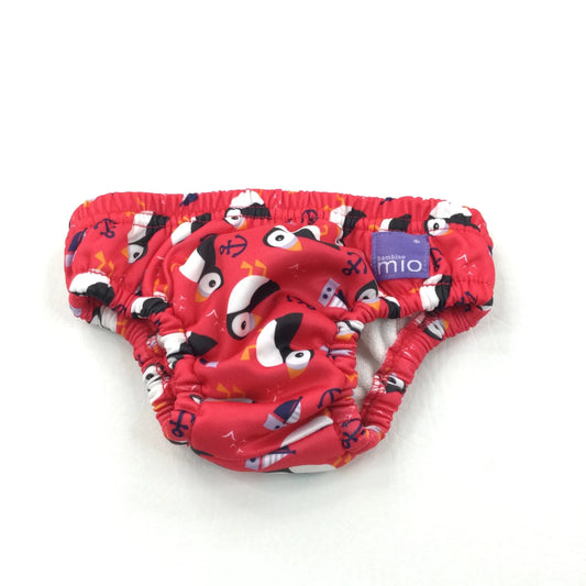 Puffins Red Waterproof Swim Nappy for Girls - Gomix Brands Outlet