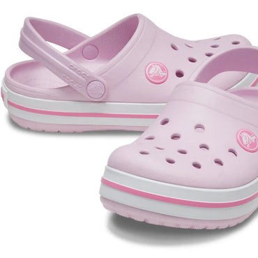 Toddler Crocband™ Clog with Colorful Racing Stripe, Lightweight Comfort