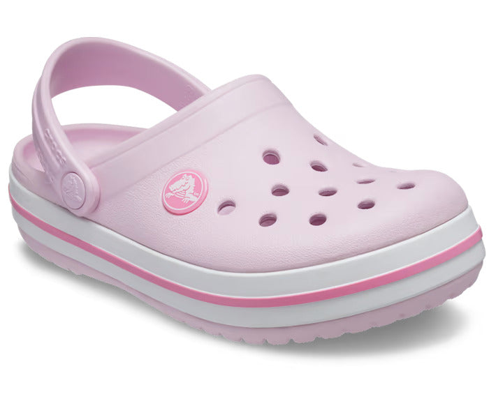 Toddler Crocband™ Clog with Colorful Racing Stripe, Lightweight Comfort