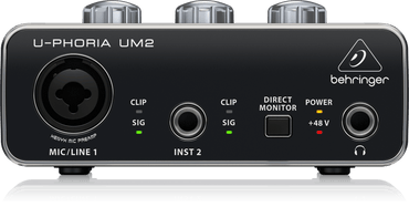 Behringer UM2 U-PHORIA 2x2 USB Audio Interface