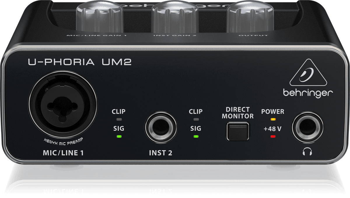 Behringer UM2 U-PHORIA 2x2 USB Audio Interface