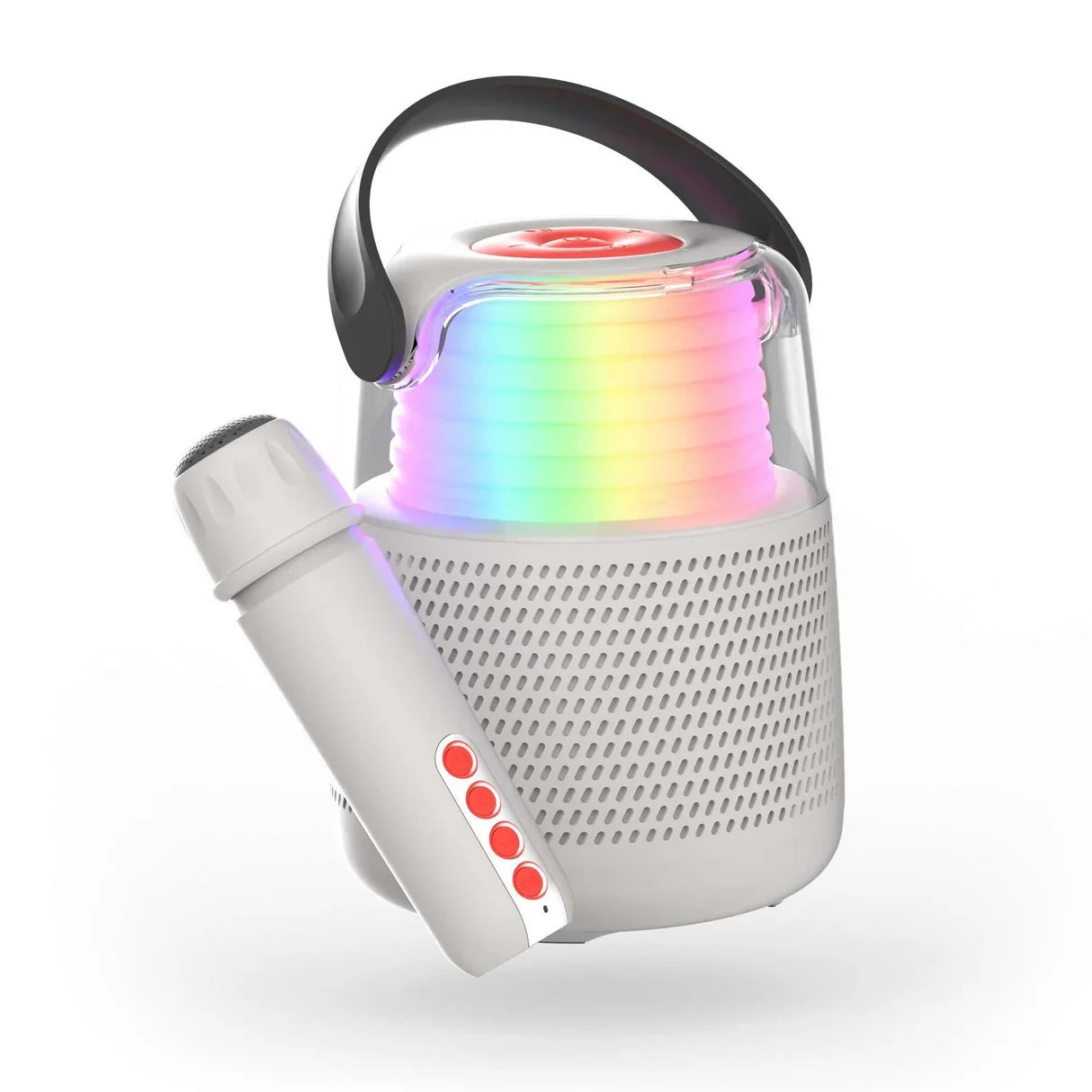MOB KS-80 Karaoke & Luminous Speaker Gray
