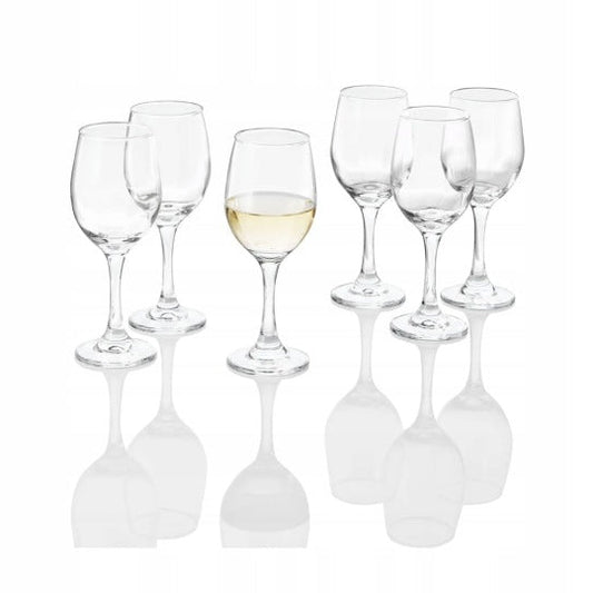 Kieliszki do wina białego Livarno Home bezbarwny 290ml 6 szt.