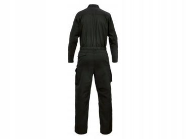 Parkside Men's Black Durable Work Overalls with Multi-Pockets, Size M/48