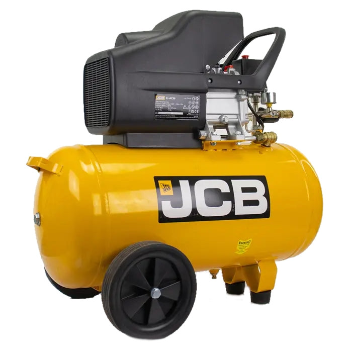 JCB 21-AC50 Professional Piston Air Compressor 50L Tank 8 Bar 1800W