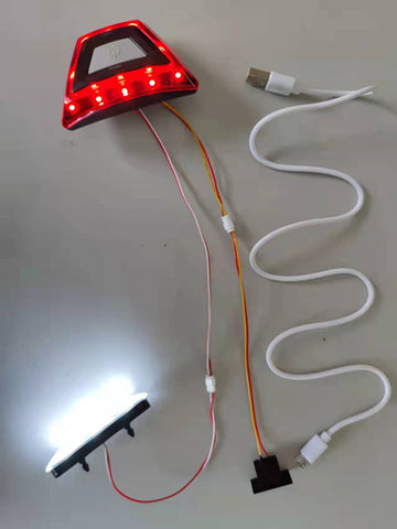 Gudook Smart LED Bike Helmet: USB Rechargeable, High-Visibility, Safety Certified