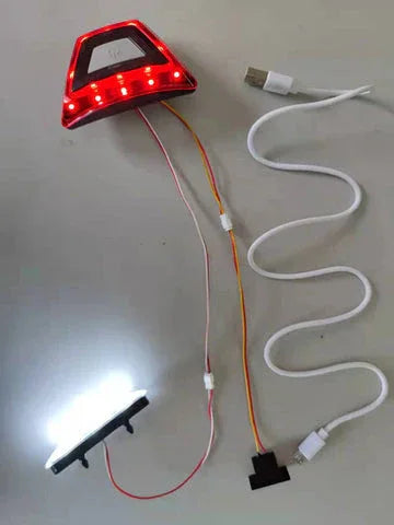 Gudook Smart LED Bike Helmet: USB Rechargeable, High-Visibility, Safety Certified - Gomix Brands Outlet