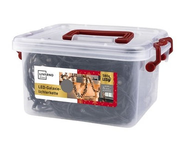 LIVARNO Home 580 LED Warm White Galaxy Christmas String Lights, Dimmable